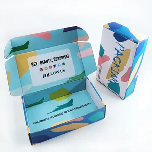 Packing Packaging Boxes Cardboard Box OEM Custom Logo Manufacture Colored Folding Packing Postal Box Custom Packaging Mailer Shipping Corrugated Cardboard Paper Boxes