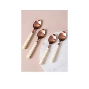 Ensemble de couverts en acier inoxydable de 4 couverts en métal pour la décoration de table de restaurant d'hôtel à la maison et l'utilisation d'ustensiles de cuisine - Product Image 3