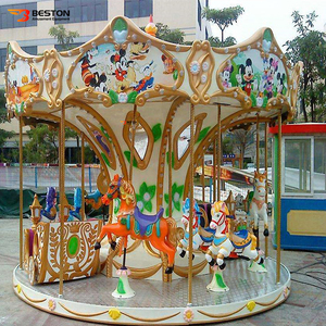 Lovely Kids Theme <span class=keywords><strong>Park</strong></span> Personalizado 24 Asientos Paseos Carrusel Caballo Para La Venta - Product Image 6