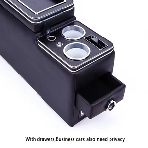 Bracciolo universale per <span class=keywords><strong>auto</strong></span> Alphard, con vano portaoggetti regolabile per console centrale, compatibile con Hiace H300 - Disponibilità immediata - Product Image 5