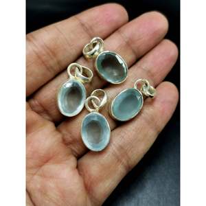 Colgante de aguamarina en plata de ley 925 - Joyería de cristal/gema - Regalo para el Día de la Madre/cumpleaños/compromiso/boda/aniversario - Product Image 1