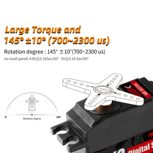 NEEBRC 12KG Metal Gear Servo étanche pour 1/10 1/12 RC Car Robot Boat Helicopter Quadcopter TRX4 Wltoys MN128 MN86 WPL <span class=keywords><strong>Traxxas</strong></span> - Product Image 6