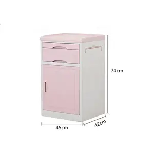 Factory Direct Price High Quality Blue Hospital Bedside Cabinet For Clinic