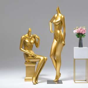 Maniquíes femeninos modernos para la parte superior del cuerpo para tiendas <span class=keywords><strong>de</strong></span> moda hechos <span class=keywords><strong>de</strong></span> lencería duradera <span class=keywords><strong>de</strong></span> fibra <span class=keywords><strong>de</strong></span> vidrio - Product Image 5