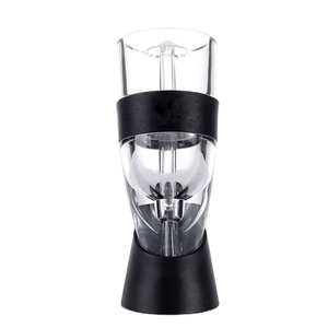 Aeratore per Vino Vinluxe <span class=keywords><strong>PRO</strong></span>, Diffusore, Versatore, Decanter - Nero - Con Custodia Regalo, Direttamente dal Produttore - Product Image 2