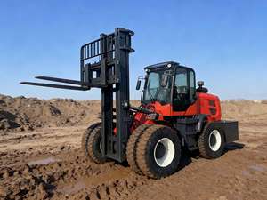 Montacargas Todoterreno Personalizado <span class=keywords><strong>4x4</strong></span>, Opcional de 3, 3.5, 4, 5 y 6 Toneladas, con Dirección Trasera, Tipo de Neumático para Todo Terreno, en Venta - Product Image 4