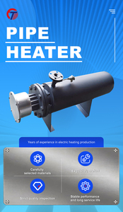 Chauffe-tuyau électrique industriel robuste en acier inoxydable Enteng, personnalisé pour le chauffage de gaz dangereux et d'huiles en circulation - Product Image 6