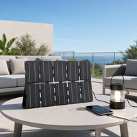 Panneau solaire pour l'alimentation d'urgence et l'énergie extérieure |   USB DC pliable et étanche |   Générateur portable