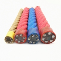 Red de escalada infantil con nudos, combinación de cuerda, pirámide, red de araña para juegos al aire libre
