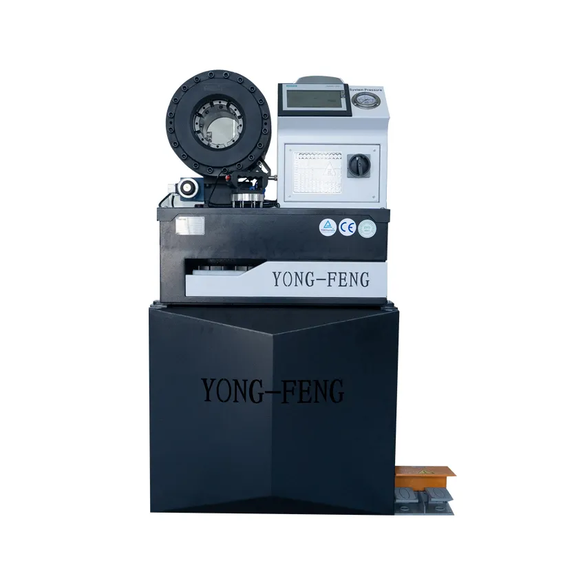 YONG-FENG Y120D Hot sale high press high speed hydraulic cnc air ac hose crimping machine manufacturer