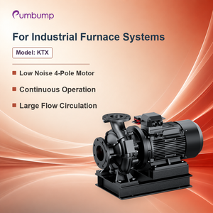 KTX Low Noise Horizontal Centrifugal Pump for Industrial Furnace Cooling Water Four Pole Motor and Continuous Circulation KTX Kt - Product Image 1