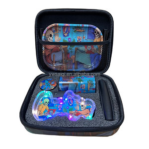 Bán Buôn 6 Pcs Thuốc Lá Hút <span class=keywords><strong>Kit</strong></span> Với Stash Jar Và Nhựa Gạt Tàn Khay Cán Hút Phụ Kiện <span class=keywords><strong>Kit</strong></span> - Product Image 6