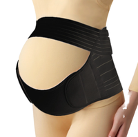 Faja de Seguridad Abdominal, Banda de Soporte Flexible para Embarazo, Cinturón de Maternidad Protector de Poliéster y Algodón Suave para Soporte de Cintura