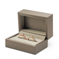 Nouveaux produits Boîte à alliances pour couple Boîte à alliances de luxe Boîte à bijoux pour alliance