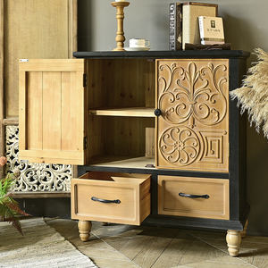 Mueble de Madera Maciza de Diseño Nuevo, Estilo Antiguo, para Sala de Estar o Entrada, con Puertas y Cajones, para Uso en Hoteles y Apartamentos - Product Image 6