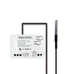 Relais Zigbee 7-32V AC/DC Tuya, Relais Minuterie d'Automatisation 1 Canal, Interrupteur Intelligent RF de Température, Télécommande Universelle, Disjoncteur Intelligent pour Maison Connectée - Product Image 1