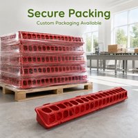 Comedero de Plástico para Pollos, Sistema Automático de Alimentación para Aves de Corral, Piezas para Granjas de Pollos de Engorde y Ponedoras, Venta al Por Mayor
