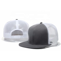 Gorra Snapback de Perfil Bajo con Visera Plana Verde Camuflaje, Estilo Hip Hop Y2K, Gorra Trucker de Malla para Hombre y Mujer