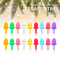 Ampoules de remplacement multicolores pour sapin de Noël en plastique, forme de gland, à picots moyens, personnalisables en usine, style mode, art champêtre, nuit