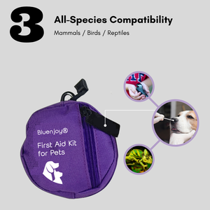BLUENJOY <span class=keywords><strong>Kit</strong></span> de premiers soins pour chiens et chats Sac vétérinaire <span class=keywords><strong>Kit</strong></span> d'urgence pour animaux de compagnie avec formation <span class=keywords><strong>Kit</strong></span> de premiers soins pour animaux de compagnie pour chiens - Product Image 4