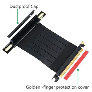 Alta calidad PCI-e PCI Express x 16 90 grados vertical porosa de cable de extensión macho a hembra - Product Image 5