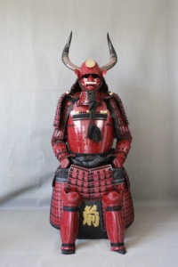 Armadura de samurái portátil, armaduras tradicionales japonesas antiguas, armadura de cosplay de samurái, armadura a escala real para reenactiones. - Product Image 4