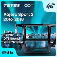 TEYES CC4 pour Mitsubishi Montero Sport Shogun Sport Pajero Sport 3 2016 - 2018 CarPlay Android Auto 2DIN