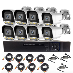 Caméras <span class=keywords><strong>de</strong></span> <span class=keywords><strong>surveillance</strong></span> étanches OEM ODM d'usine, kit <span class=keywords><strong>DVR</strong></span> CCTV AHD 1080p 8 canaux, système complet avec alimentation - Product Image 3