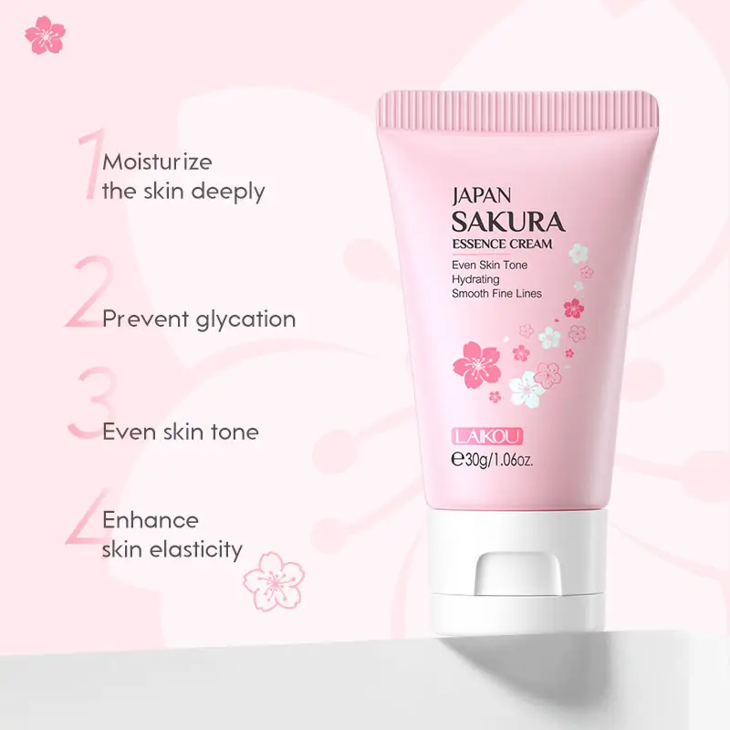 LAIKOU Japan Sakura Gesichtscreme Aufhellende Feuchtigkeitscreme 30 g Gesichtscreme & Lotion für Gesicht