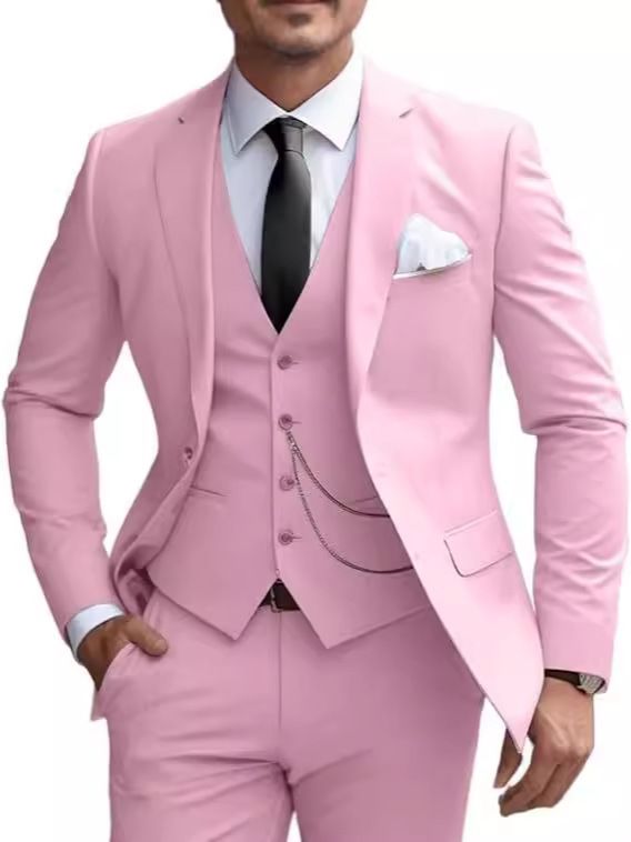 Completo tre pezzi rosa