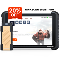 THINKCAR THINKSCAN 689BT PRO, Herramienta de Diagnóstico Bluetooth con Mapa de Topología CANFD, Actualizaciones Gratuitas de por Vida para Talleres de Reparación de Automóviles, Escáner OBD2