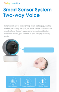 Prix usine Téléphone <span class=keywords><strong>Coeur</strong></span> Respiration 1080 Full Hd Sans Fil Ip Caméra Smart Tuya Moniteur Bébé - Product Image 3