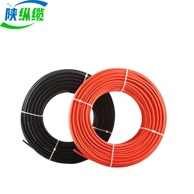 Solar PV Cable H1Z2Z2-K PV1-F4 ETFE Solar DC Cable 4mm² 6mm² 10mm² Tinned Copper UV Resistant High Temperature Solar Wire