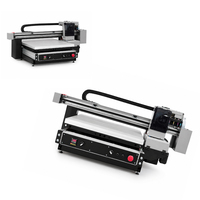 Printer Inkjet Digital Berbasis Air Otomatis Tugas Berat Baru, Kecepatan Tinggi 2-Head untuk Pencetakan Panel Kayu