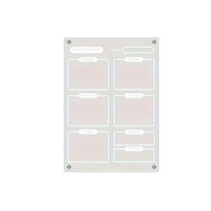 Plan de <span class=keywords><strong>semaine</strong></span> tableau de notes acrylique magnétique effaçable Transparent Message tableau d'écriture mémo conseils tableau blanc en verre trempé - Product Image 5