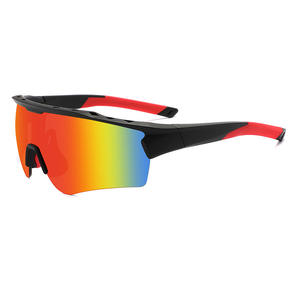 Gafas de Sol Deportivas Polarizadas TR90 con Protección UV400 para Ciclismo, Pesca y Actividades al Aire Libre, Montura Negra - Product Image 2
