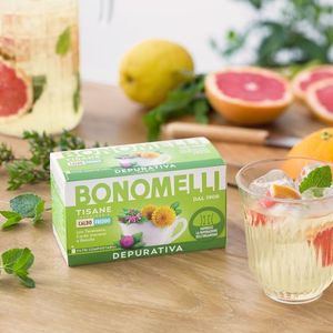 Bonomelli บรรจุภัณฑ์กล่องชา16ซองทำมือจากอิตาลีมีคุณภาพสูงรสชาติเข้มข้นสำหรับใส่ออกกำลังกาย