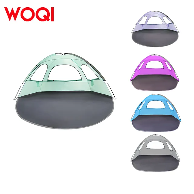 WOQI ขายส่ง UV proof และกันน้ําทันที pop-up พับกลางแจ้งเต็นท์ชายหาดสีอัลตร้าไลท์