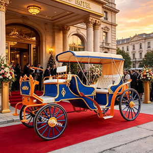 Système de roues résistant à l'usure ZOWN Classic pour chariot de tourisme européen, idéal pour les attractions panoramiques et les spectacles commerciaux - Product Image 1