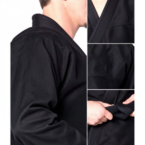 Uniformes de Karate de Alta Calidad con Logotipo Personalizado, Posición del Logotipo en la Parte Delantera, Ropa de Artes Marciales de Spandex/Poliéster, Pedido Mínimo de 10 Conjuntos - Product Image 1