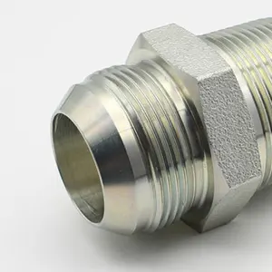 Factory Wholesale JIC AND BSP Hydraulic Adapter Transition Joint Hydraulic Fitting Parker F8OMX Male Connector Metric