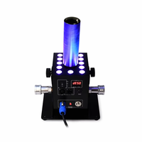 Máquina de Humo de Columna LED de 12*3W, Alcance de 6M, 100W de Baja Potencia, DMX, Equipo de Humo de Color para Escenario