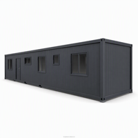 Maison conteneur insonorisée 40 pieds extensible préfabriquée modulaire bureau hôtel villa CE Laine de roche