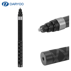 Perche à selfie invisible en fibre de carbone, support de caméra d'action, monopode avec adaptateur de trépied pour Insta360 X6 X5 <span class=keywords><strong>DJI</strong></span> <span class=keywords><strong>Osmo</strong></span> 360 GoPro Max <span class=keywords><strong>2</strong></span> - Product Image 1