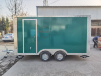Cuisine mobile sur mesure, remorque alimentaire, normes américaines, entièrement équipée, camions de restauration rapide, chariot à pizza et à café