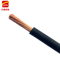 Hochflexibles 10 25 35 50 70mm 95mm² Reinkupfer-Schweißkabel Schwarz Rot Doppelt Isoliertes Schweißkabel