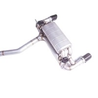 Sistema de Escape Catback de Acero Inoxidable DZ, Pulido a Espejo, 1.5mm de Grosor, para F20 M140 F22 240i F30 340i F32 440i S304, 3 Años de Garantía