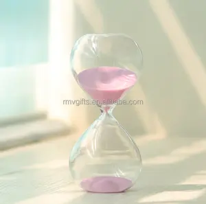 Hourglass 3 Minute Sand Timer Hourglass Sand Time with 7 Colored Glass Minimalist Sand Watch 3 Min Hour Glass Sandglass For Home