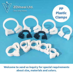 ZDVseal da 3.8mm <span class=keywords><strong>A</strong></span> 40mm forte <span class=keywords><strong>A</strong></span>-grade PP gola di plastica bianca dentata tubo tubo tubo morsetto <span class=keywords><strong>clip</strong></span> regolabile - Product Image 2