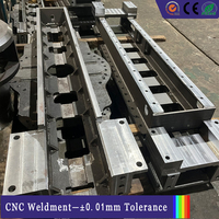 Structure industrielle de précision en acier usiné CNC sur mesure, service de fraisage de grande envergure
